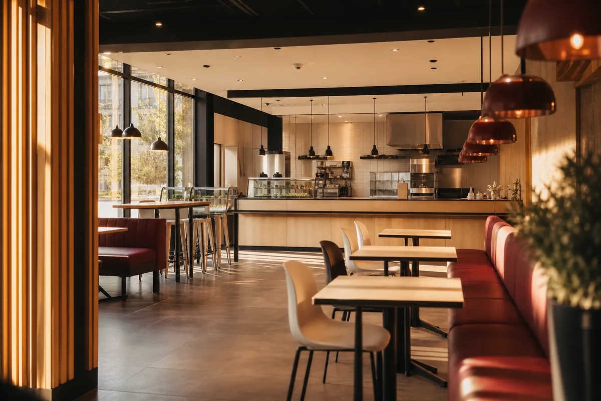 Aménager un restaurant rapide : agencement et mobilier